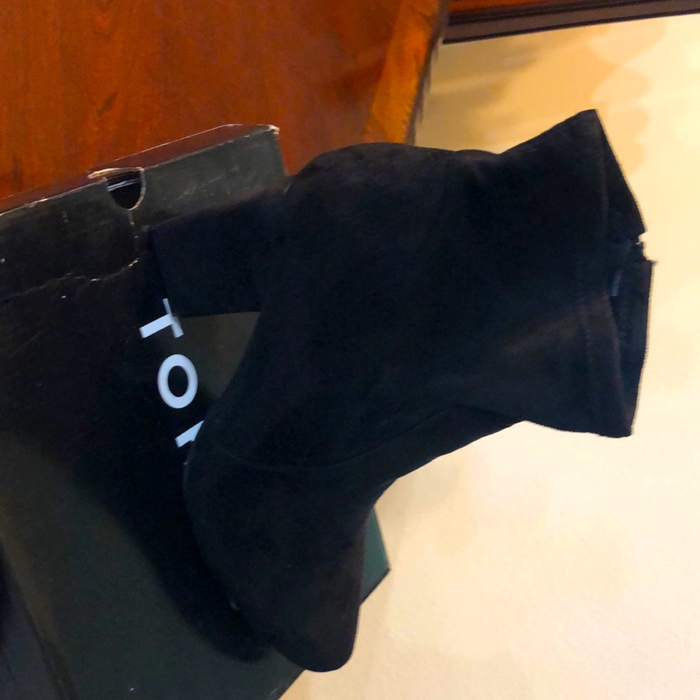 Black Bootie size 11.5 wide never worn